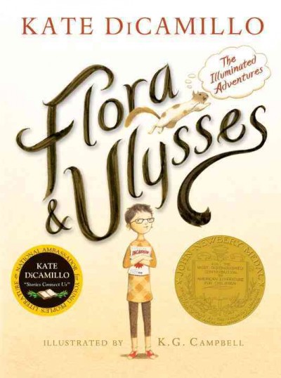 Book cover of Flora and Ulysses by Kate DiCamillo