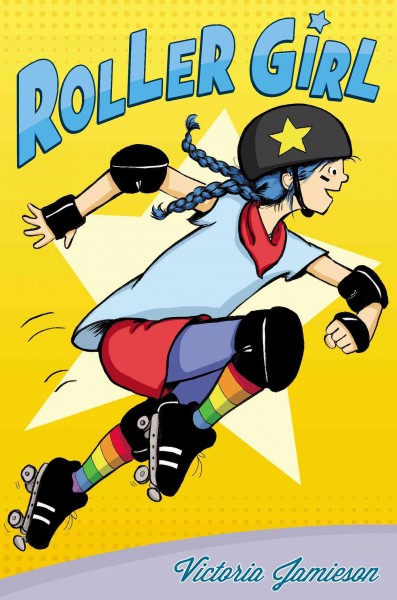roller-girl book jacket - picture of girl on roller skates