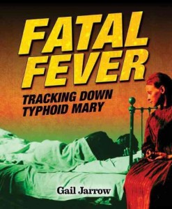 Fatal Fever book jacket. Person lying on the bed with a woman looking over him.