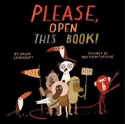 Book cover of Please, Open This Book! by Adam Lehrhaupt