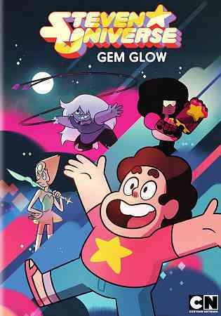 book cover of "Steven Universe - Gem Glow" Picture of superheroes in the galaxy