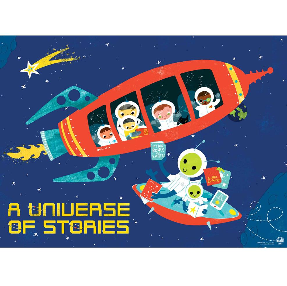 A Universe Of Stories Summer Reading Program Poster