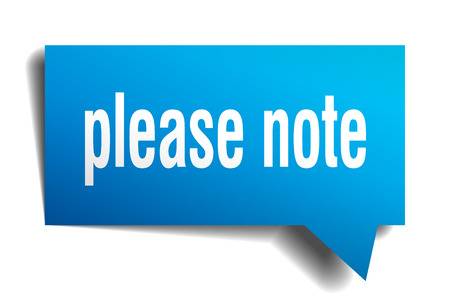 Please Note