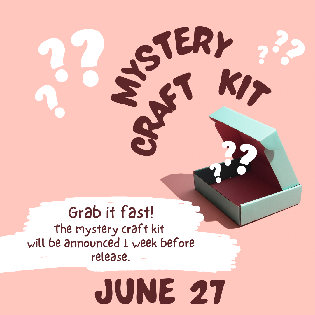 pink picture with a green box with question marks coming out of it