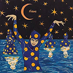 Album cover image displays a painted nighttime image of a woman in the foreground, with three beings behind her-all at least chest- or waist deep in a body of water