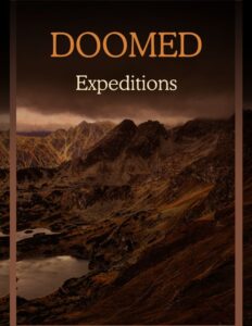 Doomed Expeditions. Image of a dark mountain.