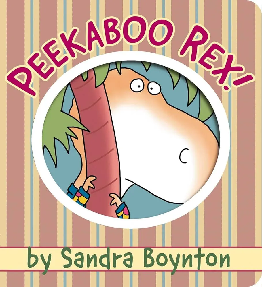 Book cover of Peekaboo Rex! by Sandra Boynton