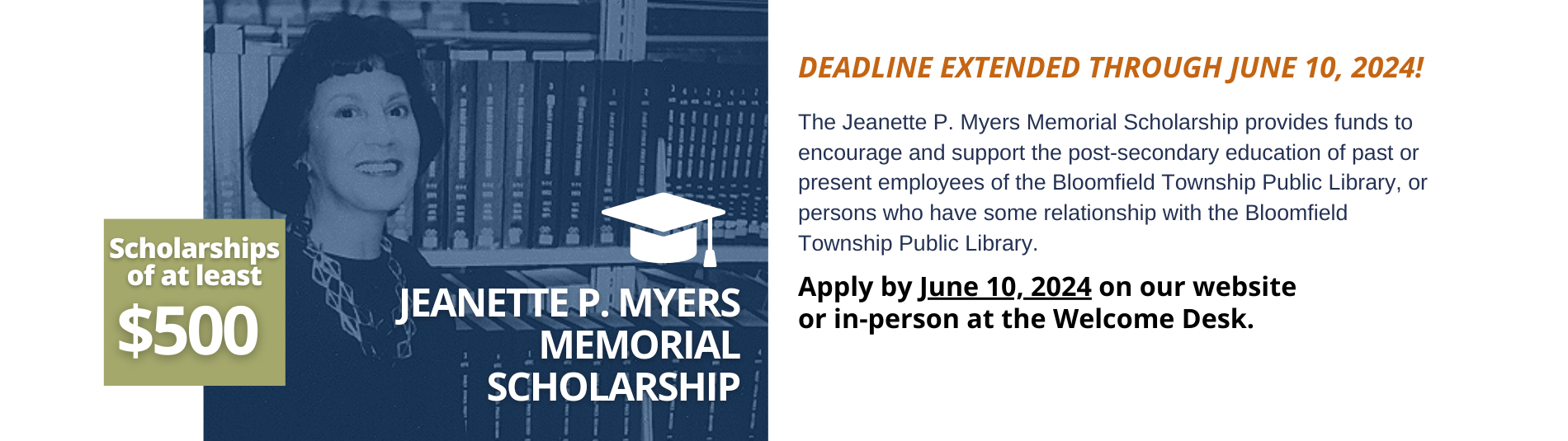 Jeanette P. Myers Memorial Scholarship
