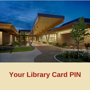 Exterior photo of the entrance to the Bloomfield Township Public Library at dusk