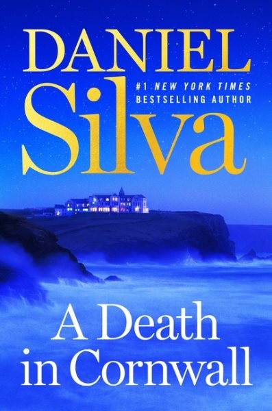 book cover: a death in cornwell by daniel silva