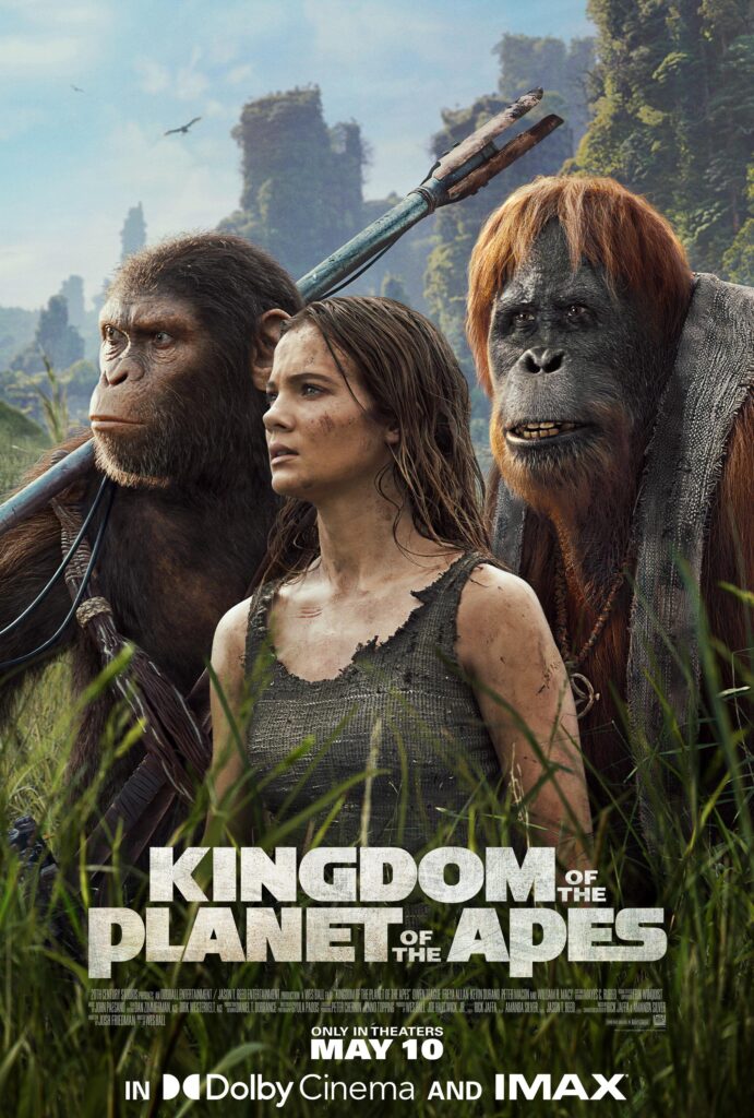 Kingdom of the Planet of the Apes. Film cover image.