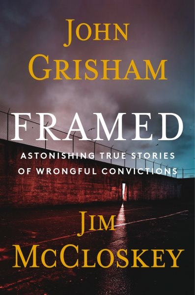 book cover: framed by john grisham and jim mccloskey