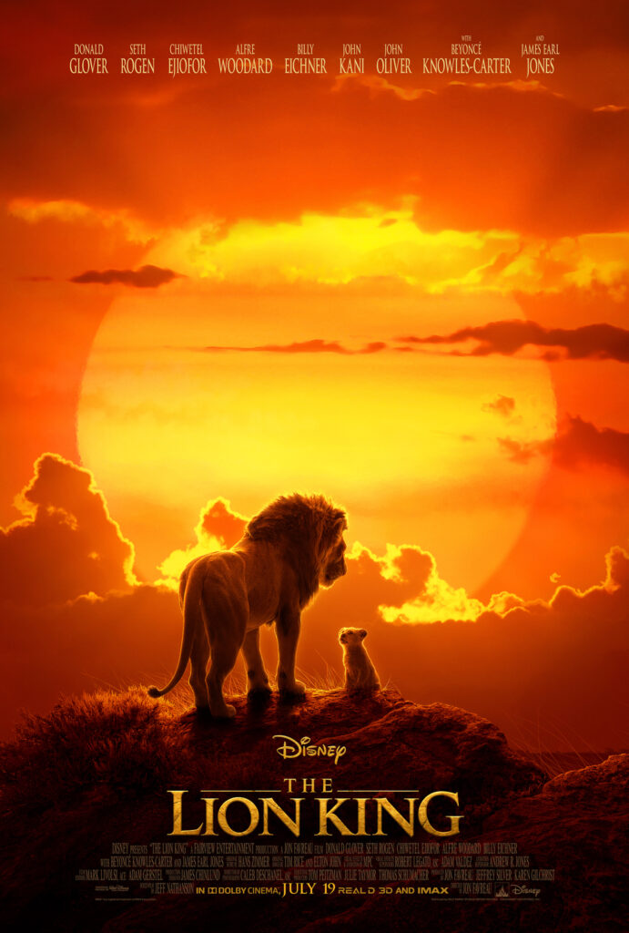 The Lion King. Film cover image.