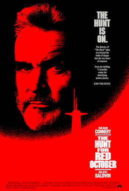 The Hunt for Red October. Film cover image.