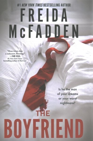 book cover: the boyfriend by freida mcfadden