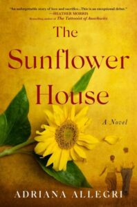 book cover: the sunflower house by adriana allegri