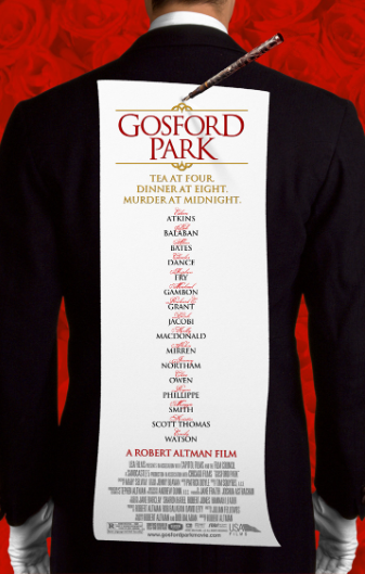 promotional art for the movie Gosford Park