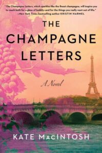 book cover: the champagne letters by kate macintosh