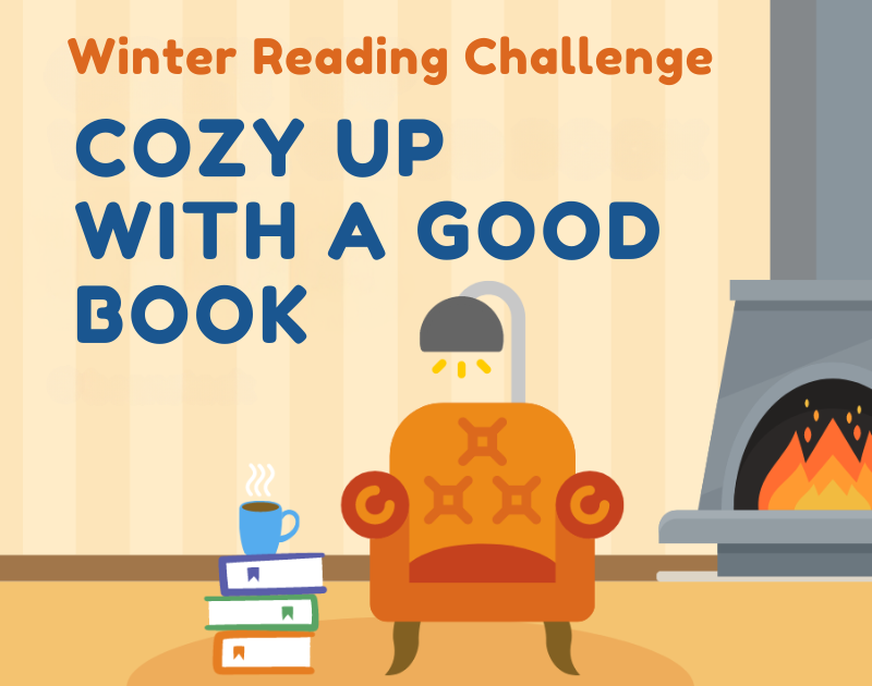 winter reading challenge cozy up with a good book