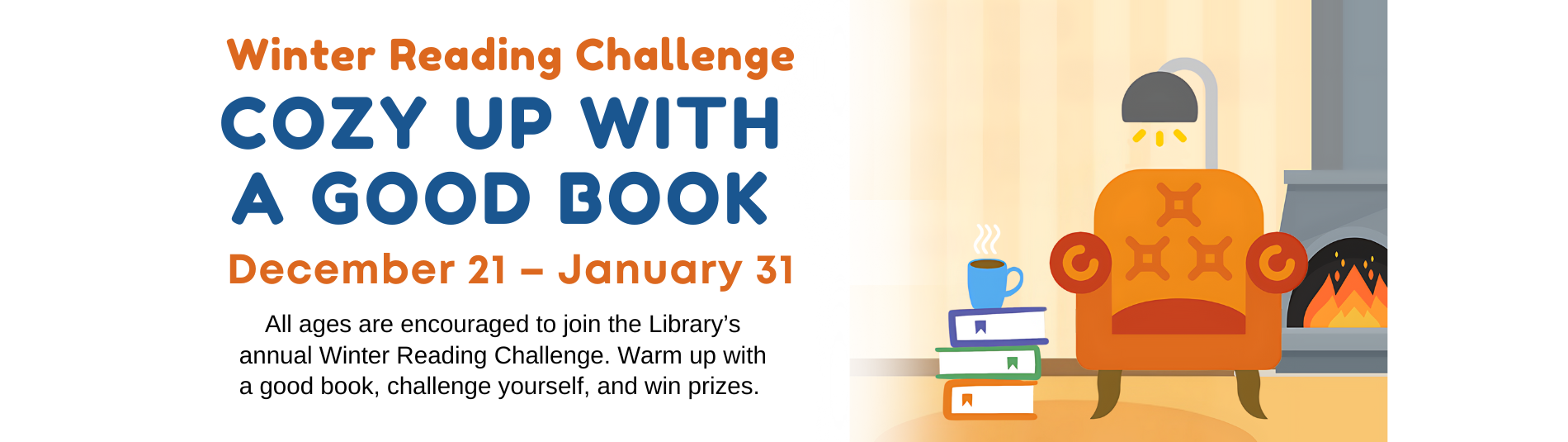 Winter Reading Challenge from December 21 to January 31