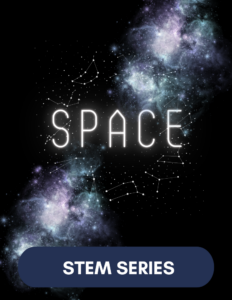 Stem series: Space over image of outer space.