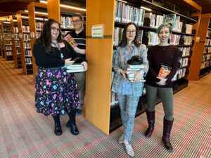 Four Librarians in The Stacks