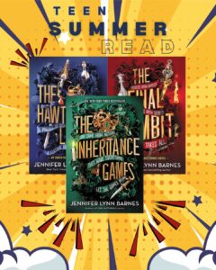 teen book covers on bright yellow comic background