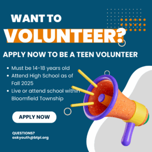 Mega Phone with the words "Want to Volunteer?"