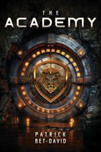 dystopian looking wheel with a lions head emblazoned on the front