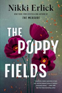 book cover: the poppy fields by nikki erlick