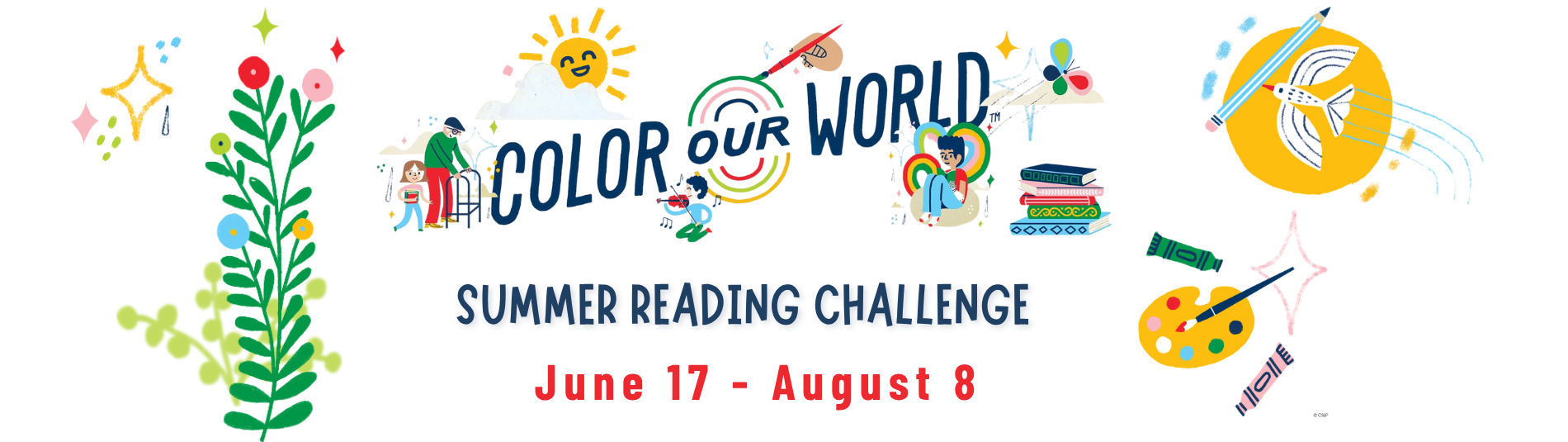 Summer reading challenge June 17 through August 8