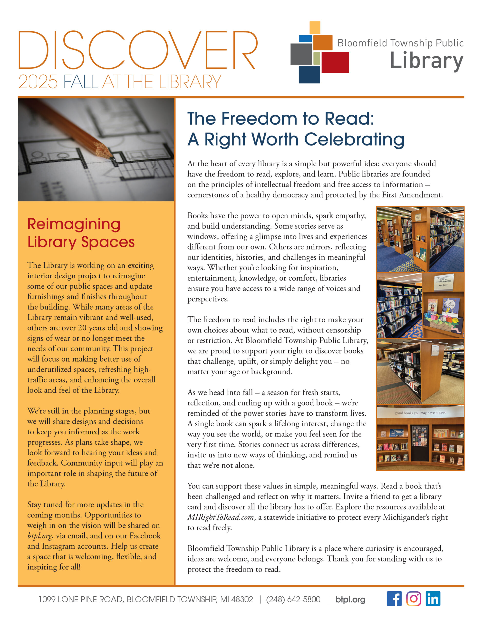 BTPL Fall 2025 Newsletter.
