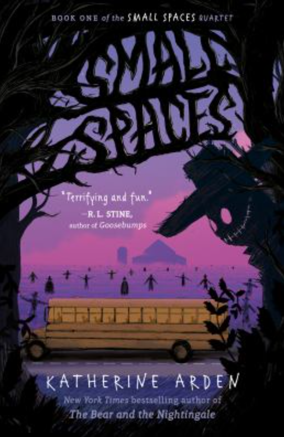 Front cover of Small Spaces, the first in the series for middle grade readers