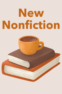 Cover illustration showing a coffee cup resting on two stacked books, with decorative text above on a light background.