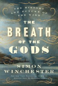 Book cover showing a cloudy sky over calm water with small sailboats in the distance.