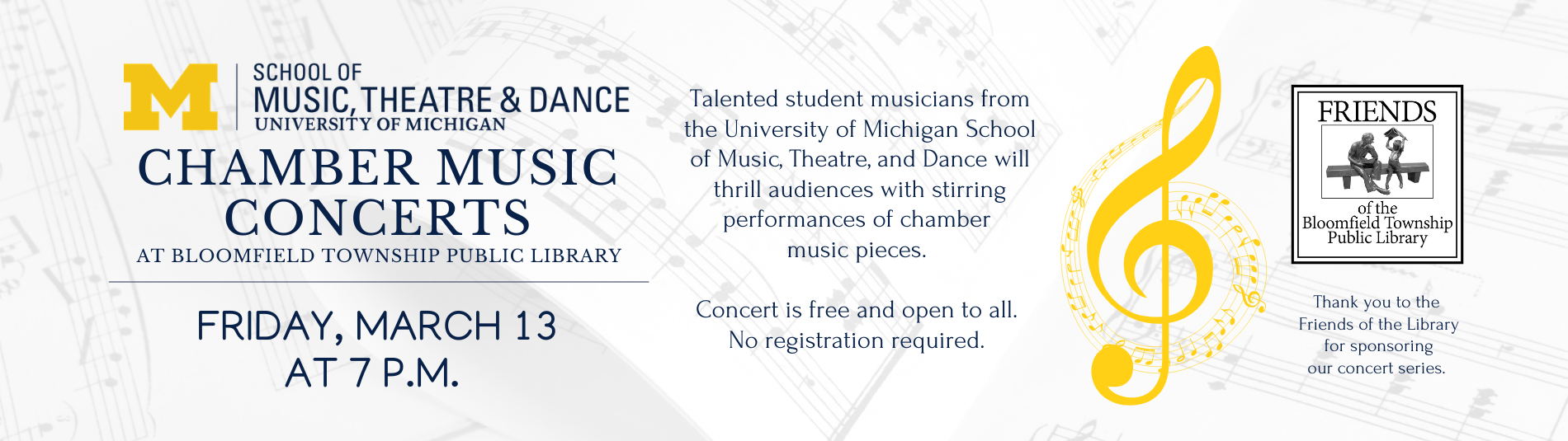 U of M Chamber Music March 13 at 7 p.m.