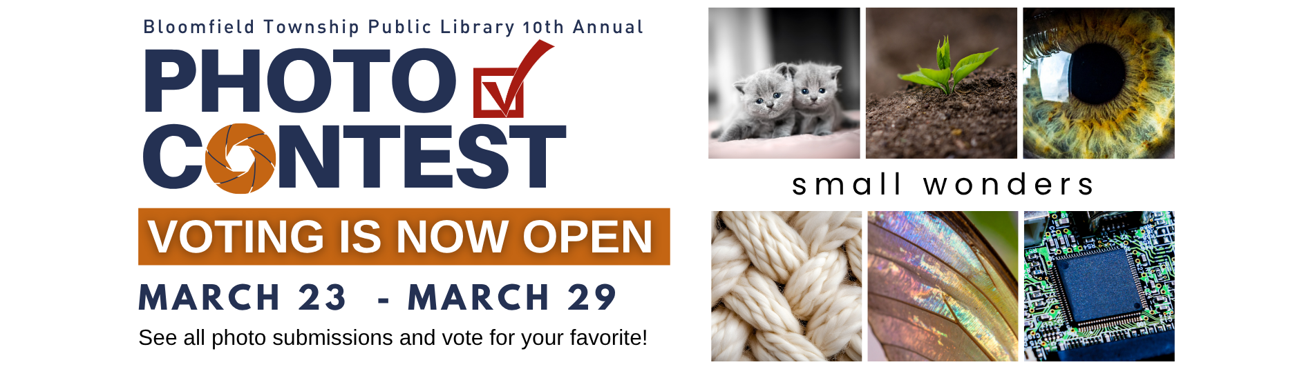 Photo Contest Voting from March 23 to March 29