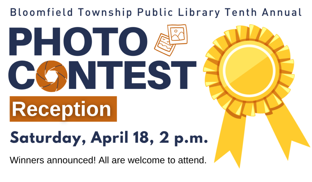 Photo Contest Reception on April 18 at 2 p.m.