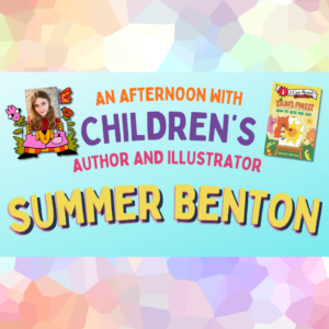 Author Photo of Summer Benton and the Cover of Zilbo's Forest