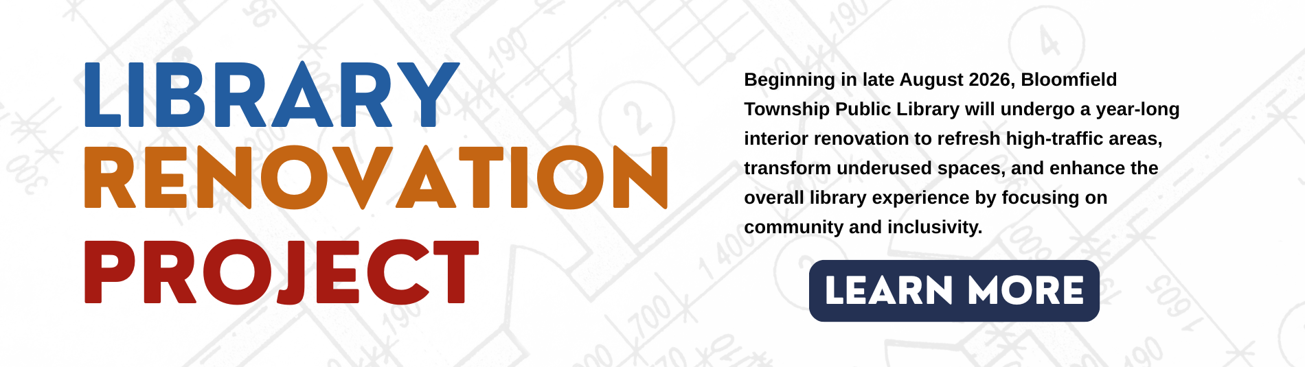 Library Renovation Project information