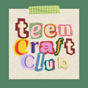 Cover design with vibrant cut-out letters on a textured background and green plaid tape along the top edge.